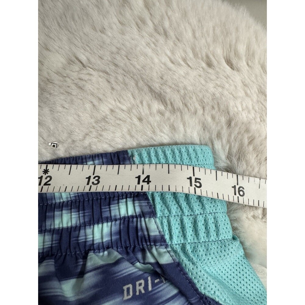 Nike Dri Fit Shorts Size L Women  Running Active Blue Aqua Large Gym